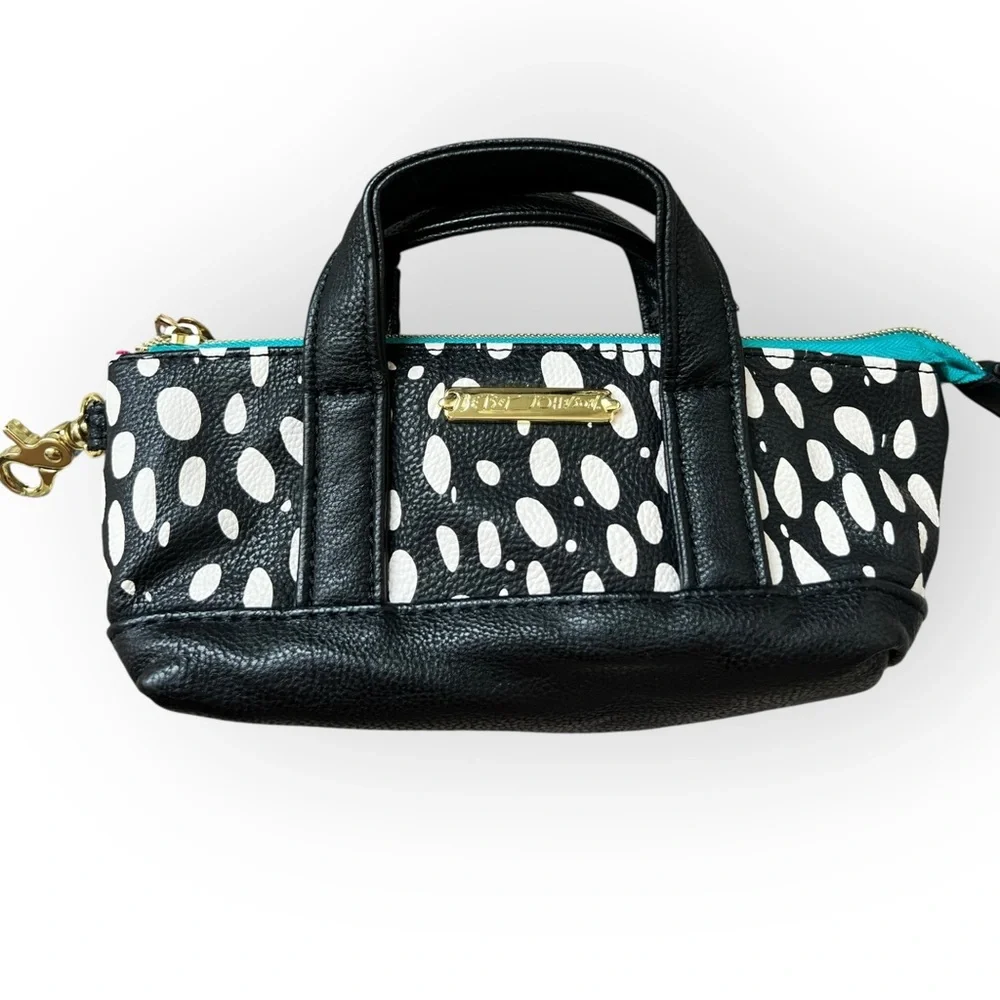Betsey Johnson Mini Polka Dot Bag - Picture 1 of 3